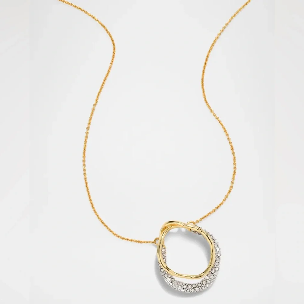 ALEXIS BITTAR • Solanales Gold Crystal Orbit Necklace - Picture 4 of 11